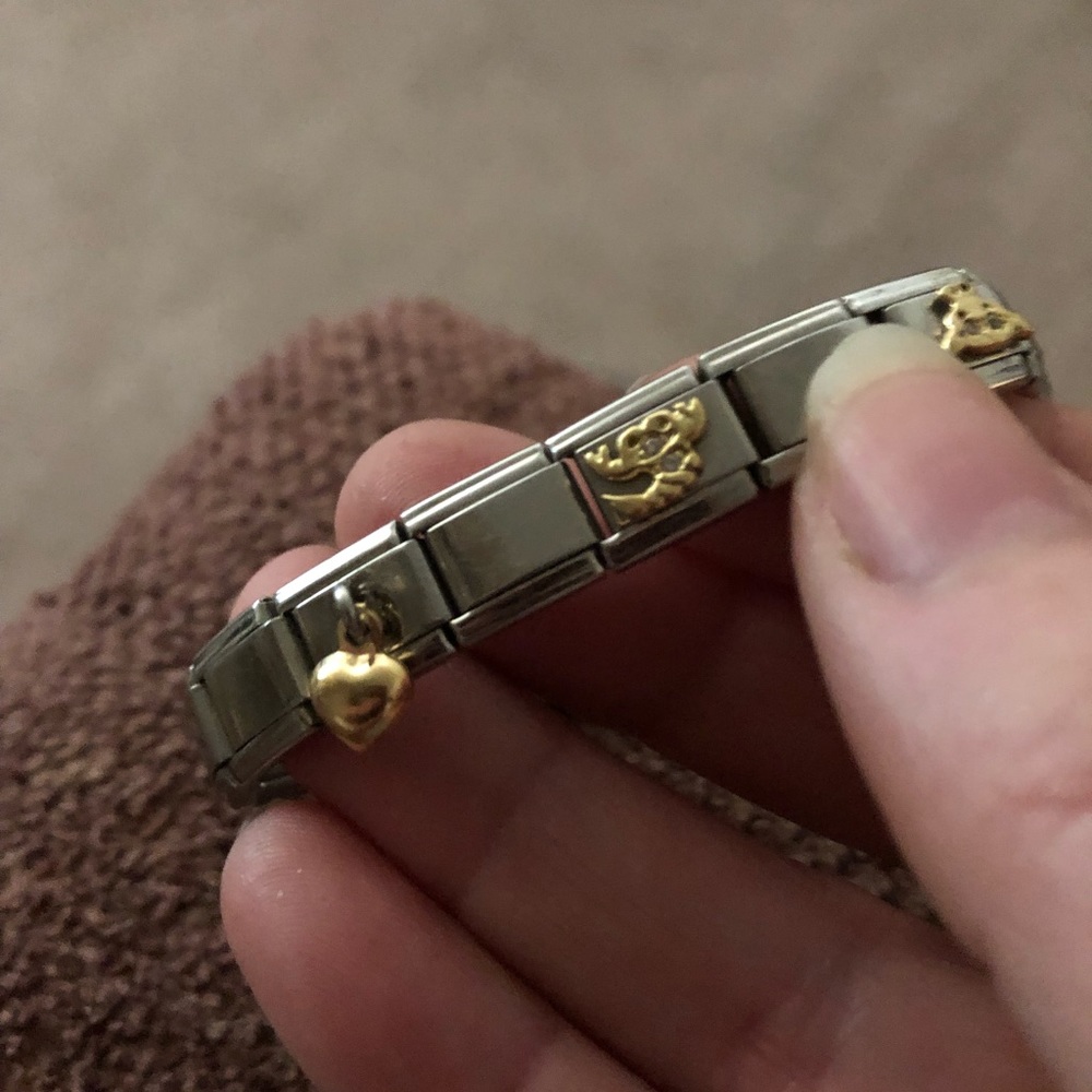 On hold Michelsjohn- Stainless Steel Bracelet-505   $35 or $30 w/offer